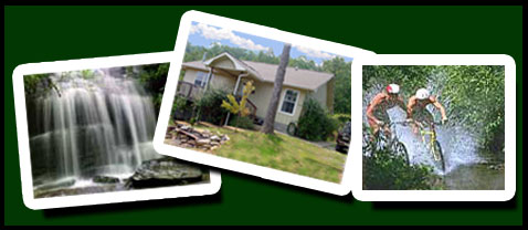 Waterfall Cabin Biking Images